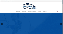 Desktop Screenshot of impermaseal.com