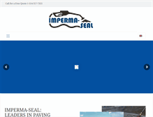 Tablet Screenshot of impermaseal.com